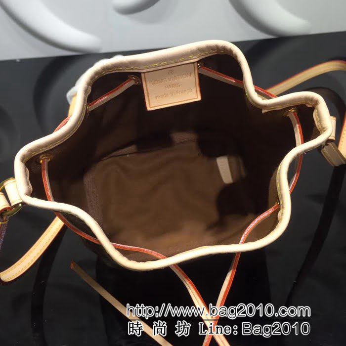 路易威登LV頂級原單 經典Monogram帆布 Nano Lockit手袋 M41346 YDH1098